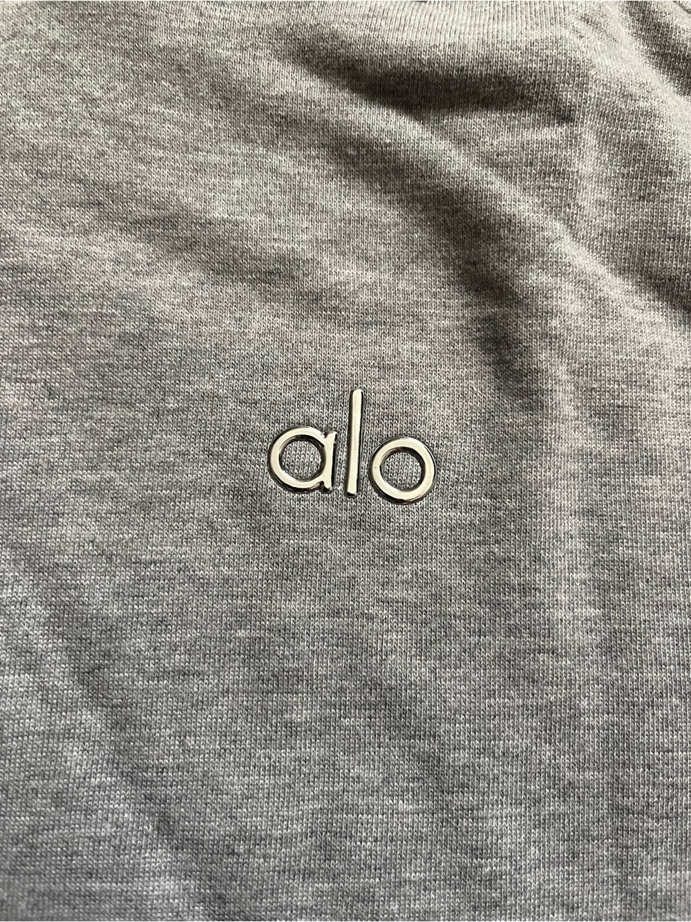 ALO Yoga Men's Grey Quarter-Zip Sweatshirt - Sizes XS, S, L - NEW - Picture 3 of 6